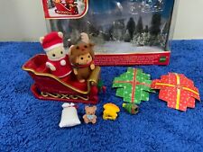 Sylvanian families calico critters  baby sleigh ride  boxed  immaculate 100% ❤️