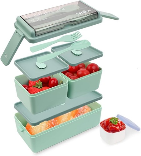 Bento box 1400ml layer - 2, 3