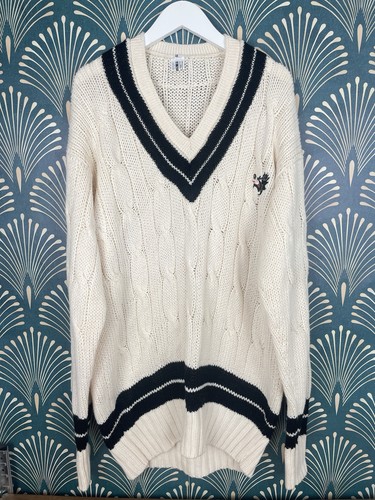 Vintage 1980s cricket jumper - vintage,