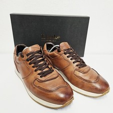Loake Foster CD Ceder Brown Men's Size UK 11 Calf Leather Trainers Original Box 