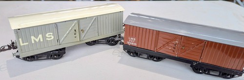 Tr0270 two train cars grey - tr0270,