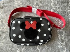 Disney Difuzed Minnie Mouse Black Polka Dot Handbag
