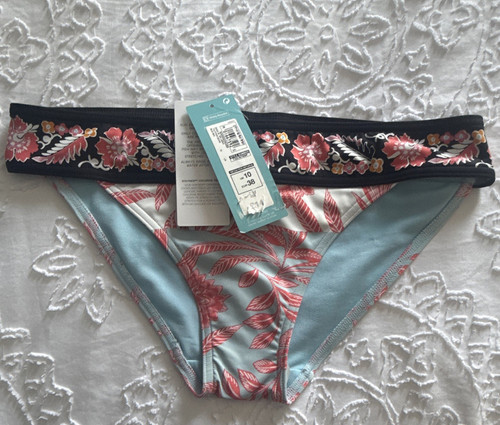 Floral bikini bottom size - bikini,