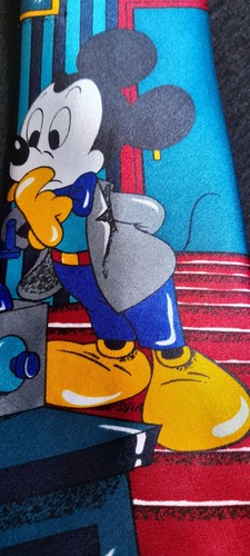 Mickey mouse silk tie - mickey,