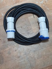 9m 1 Phase 32a Extension Lead 1ph 3 Pin 230v Heavy Duty H07-RNF Rubber Cable 