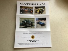 Caterham Cars Super 7 Leaflet