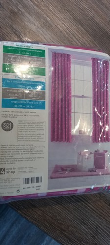 Next curtains pink 168 x - curtains,,