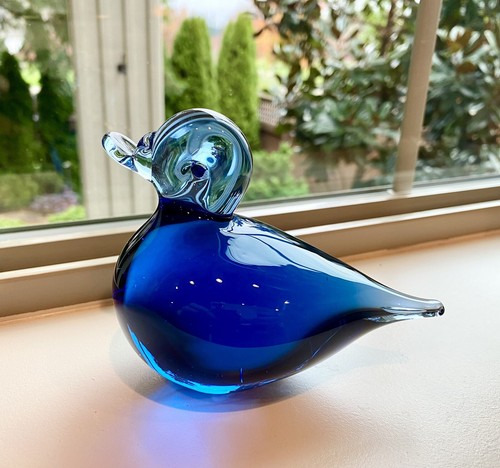 Wedgwood duck blue - blue, crystal