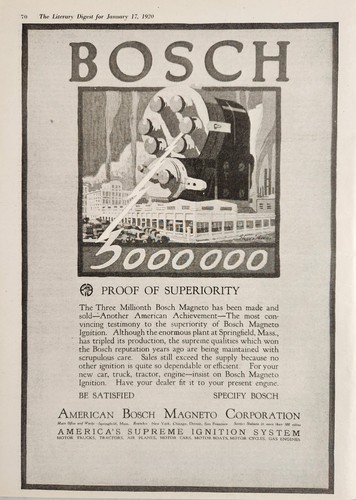 1920 print bosch - ad, magneto