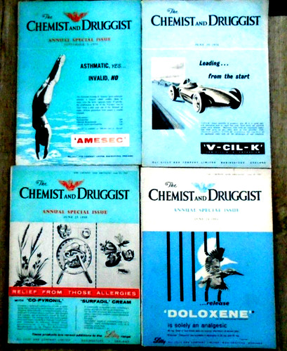 Vintage pharmacy magazines - pharmacy,