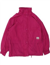 KLEPPER Womens Windbreaker Jacket UK 14 Large Pink Polyamide CA05