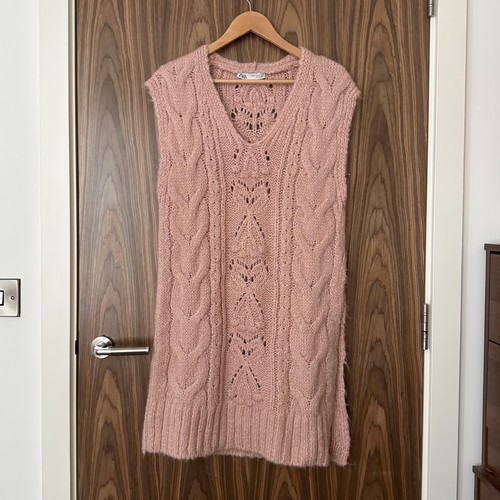 Zara pink cable knitted - cable,