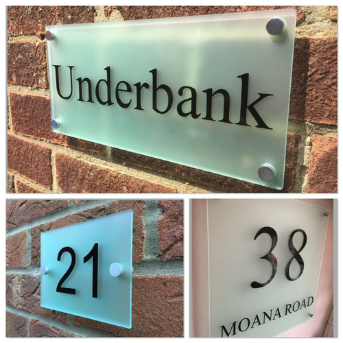 Contemporary house sign - contemporary, /
