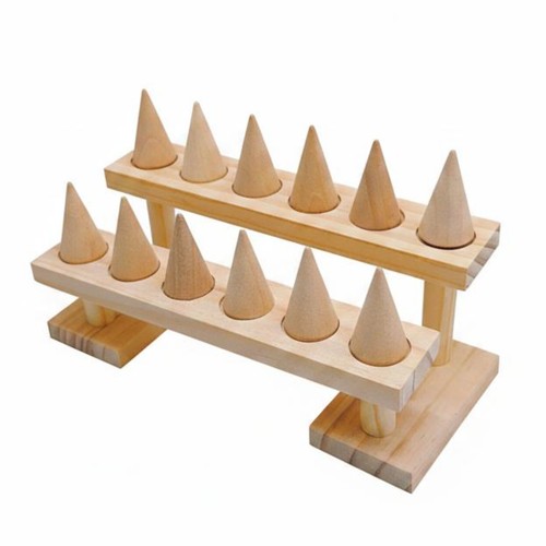 Cone band stand wooden for - cone,
