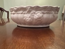 Oval White Decorative Bowl