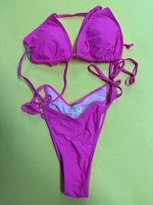 Hot Pink Triangle String