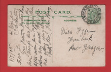 Inverkeithing R.S.O / RSO, Fifeshire - Railway postmark 1905 - Dunfermline