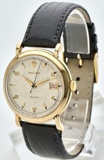 Rolex Precision Date Swiss 9K Solid Gold ‘1954’ Gents Vintage Watch 34mm