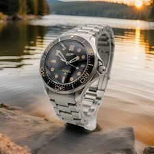 Ltd Ed James Bond 007 Diver 'No Time To Die' Watch Seiko TMI NH35 Auto Movt NATO