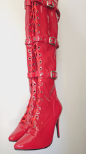 Pleaser Seduce 3028 - Red - UK
