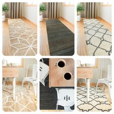Natural jute rugs handmade - rugs,