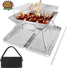 Foldable Fire Pit Grill