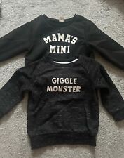 Toddler 9-12 Months Old - Set of 2 black  Sweater