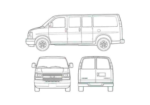 Photo blueprint chevrolet - a4,