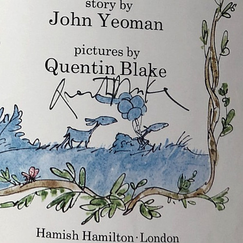 Signed quentin blake - signed,