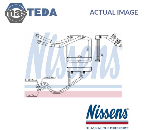 71163 heater radiator - heater,