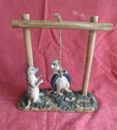 Meerkat ornament resin - ornament,, resin,