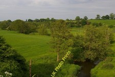 Photo 6x4 Audlem: looking down the River Weaver from Moss Hall Aqueduct C c2016