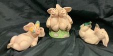 Collectable 3 x Piggin figures