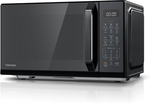 Toshiba black mirror microwave - black,