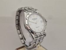 Raymond Weil Flamenco 5570 Gents Swiss watch. Steel. White dial. Unisex.