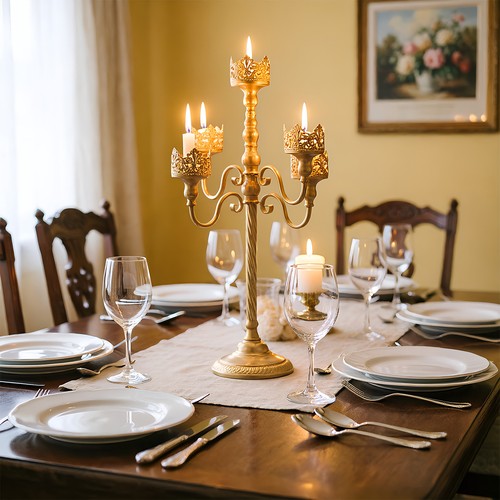 Arm floor candle holder - floor,