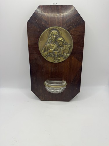 Vintage catholic holy water - catholic,