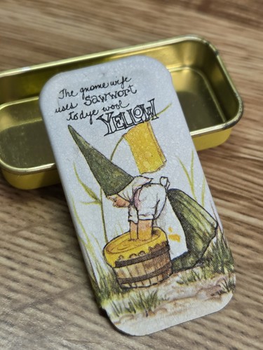 Vintage gnome tin - , 1980