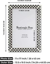 Handicrafts Home Picture Frame 11x17 Photo Frames, Marquet-Prism,  TWIN SET!!!!!