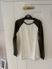 Next Boys White Raglan Long