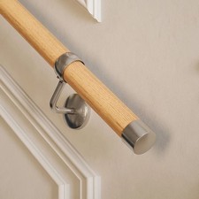 Oak stair handrail kit - kit, 3.6m