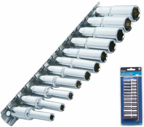 Metric deep socket set - metric, long