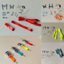 For 1/14 Tamiya Trailer RC Car Model Cargo Rope Fixed Tie Down Strap Bundle Kit