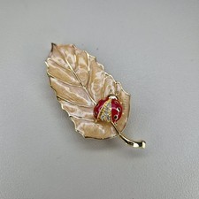 Vintage Avon SP Leaf Ladybird