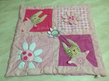 Play Mat Pink Purple White Soft Fun Sounds Flowers Animals Portable Travel