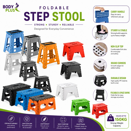 Step stool plastic folding - plastic,