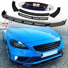 Gloss Black Front Bumper Lip