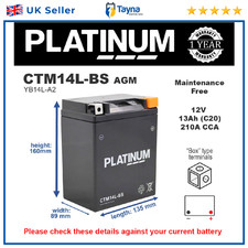 CTM14L-BS PLATINUM AGM