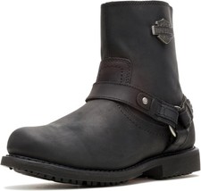 Harley Davidson Scout Mens Boot Shoe Size 12 Zip Up Black