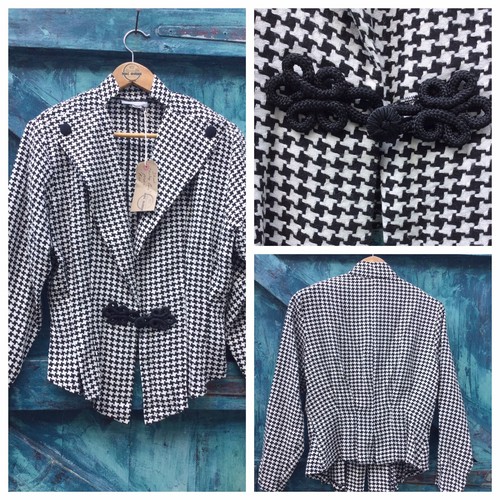 Womens jacket dogtooth check - womens,